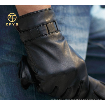 fashion trendy winter hand gloves motorcycle leather gloves